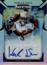 2019 Panini Prizm Draft Picks Autograph Prizms #191 Keelan Doss Auto - FB