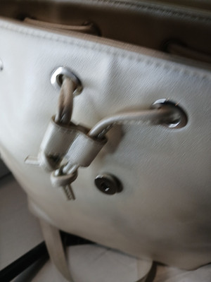 Urban outfitters Vegan Leather Shimmering Ivory medium  display picture 2