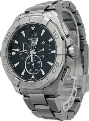 TAG HEUER Aquaracer Chronograph CAY1110.BA0927 Quartz Mens Watch Excellent A7383