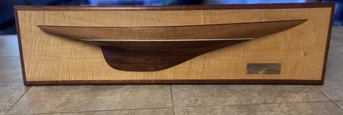 Endeavour America's Cup Model Wall Boat Yacht Art Decor Beautiful Wood 1934