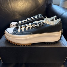 Converse Run Star Hike Canvas Platform Black/White/Gum 168816C US M 10 W 11.5