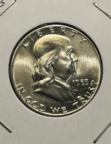 1955 Franklin Half Dollar BU Uncirculated 90% Silver