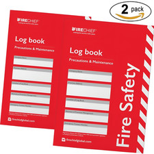 2x Fire Log Book Business Landlord Health & Safety Risk Fire Safety Assessment