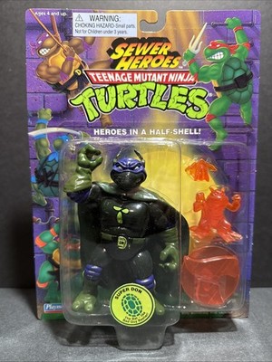 TMNT Teenage Mutant Ninja Turtles Sewer Hero Super Don With Card Playmates 1995