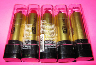 Lot of 5 ~ Markwins BLACK RADIANCE Lip Color ~ New, Sealed ~ Fast FREE SHIPPING!
