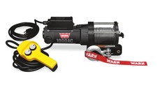 Warn 80010 Electric Winch 1000ac Series 1000lb Steel Cable Remote Auto Brake