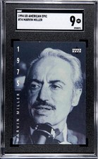 1994 Upper Deck #74 Marvin Miller American Epic SGC 9