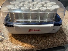 Sunbeam suresetter hot curlers with pins, tested