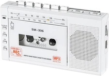 Portable Cassette Tape Player to Digital Converter via USB/SD Card, Record to Ca