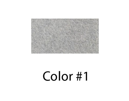 Gray carpet dash mat cover with visible seams, labeled “Color #1” and “2001-2006 Chevy Tahoe,” on white background.