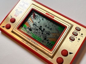 NINTENDO GAME AND & WATCH Mickey Mouse 1981 Wide Screen From Japan Very Rare