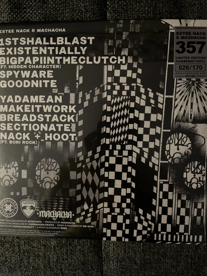 Estee Nack- .357 (Grey Vinyl LP) 26/170 - Image 2 of 2