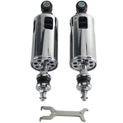 Pair Steel Great Finish And Quality Rear Shocks For Harley Softail Models 00-17