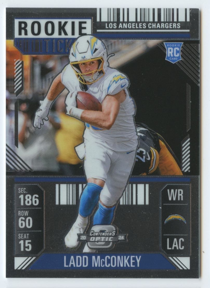 2024 Panini Contenders Optic #82 Ladd McConkey