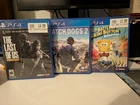 PS4 Game Lot of 3. Tested and working