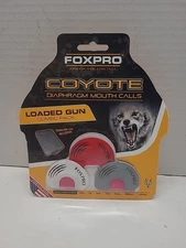 FOXPRO Coyote Diaphragm Mouth Calls Loaded Gun Combo Pack Hunting Predator