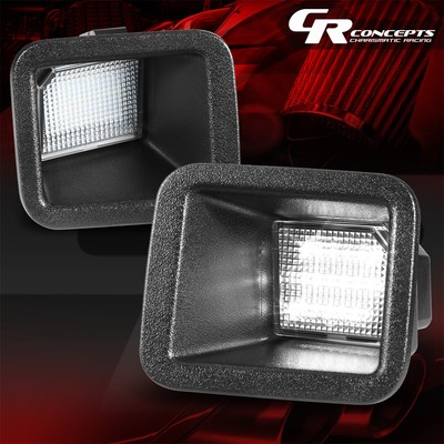 2Pcs Nuvision LED License Plate Lights Lamp for 2017-2024 Ford F250-F450 SD