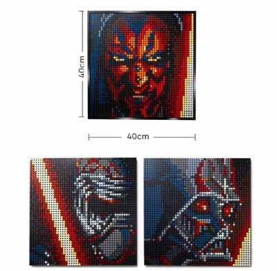 Star Movie Figur Pixel Art Bausteine (2304 Stück)