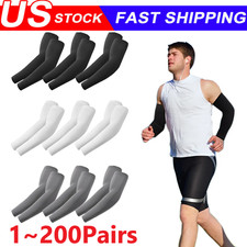 200 Pairs Cooling Arm Sleeves Cover UV Sun Protection Outdoor Sports Basketball