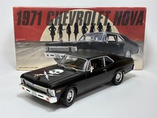 Death Proof Chevrolet Nova 1971 nero opaco scala 1:18 autostrada 61 18925