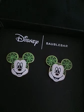 Baublebar x Disney Halloween Mickey Mouse Enamel  Stud Earrings Glow In The Dark