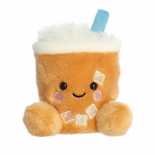 Aurora Palm Pals Ashley Iced Coffee Plush Collectible Stuffed Animal, 5", Brow