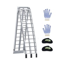 7.5FT Aluminum Loading Ramp, 850 lbs Capacity, Folding Ramp for Pickup Truck ...