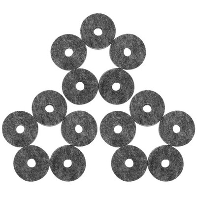 15 Pcs Round Cymbal Washer Felt Replacement Accessories Repair Parts