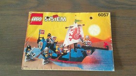 LEGO Castle: Sea Serpent (6057) 100% Complete w Minifigures & Instructions