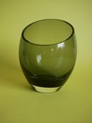 Rosenthal Glas Vase grau Glas modern Home designs stylisch ca.11 cm hoch