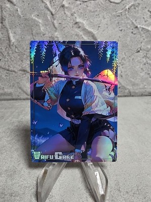 Waifu Card Shinobu Kocho Holo Goddess Story Trading Card Demon Slayer TCG