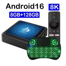 Very Fast Q17 Android16 8K Ultra 4K Smart TV Box Allwinner H313 5G Wifi BT6.0