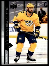2020-21 UPPER DECK HOCKEY CARD BRAD RICHARDSON #580 NASHVILLE PREDATORS 7285