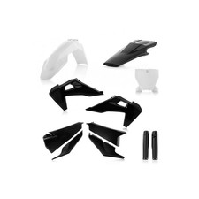 Acerbis Full Plastic Kit   Compatible with KTM   White/Black
