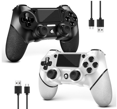 AceGamer 2 Pack for PS4 Controller, Wireless Controller for PS4/Pro/Slim/PC