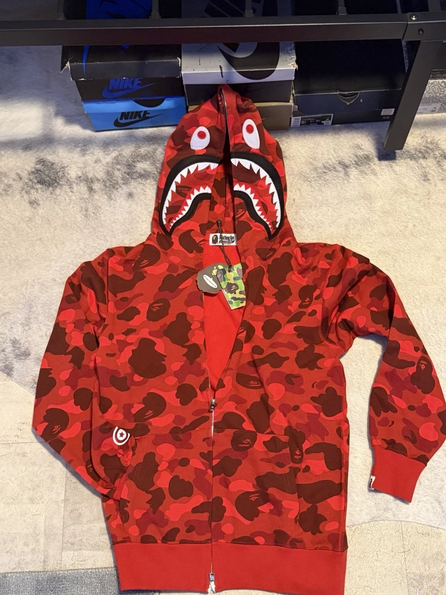 Bape Red Camo In Men's Sweats & Hoodies for Sale | Shop Men's