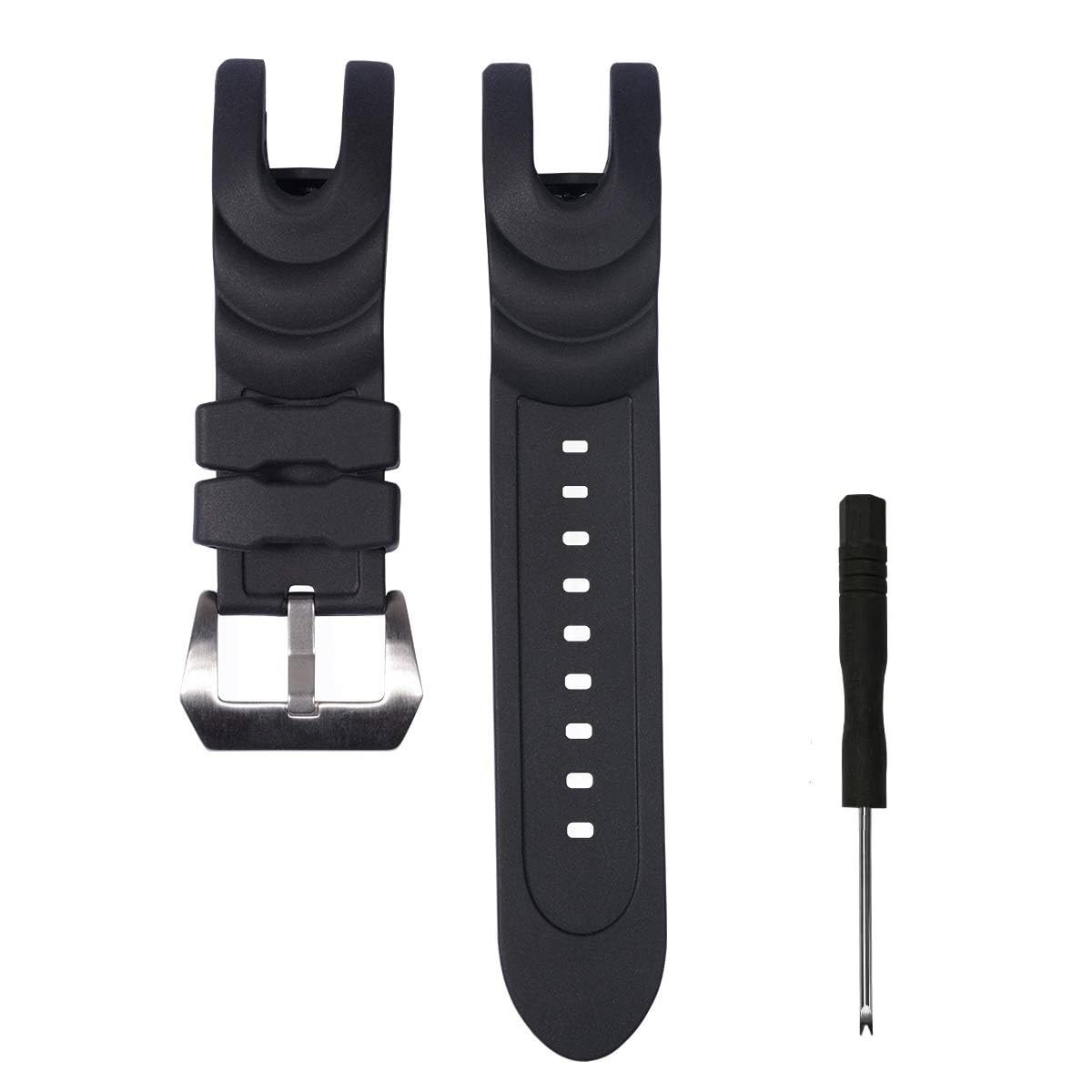 Senphyton For Invicta Watch Replacement Rubber Silicone Band