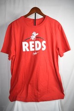 Cincinnati Reds Stockings Shirt Men Large Red Nike Center Swoosh MLB Baseball
