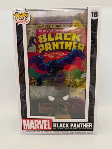 Funko Pop! Comic Book Cover with case: Marvel - Black Panther #18