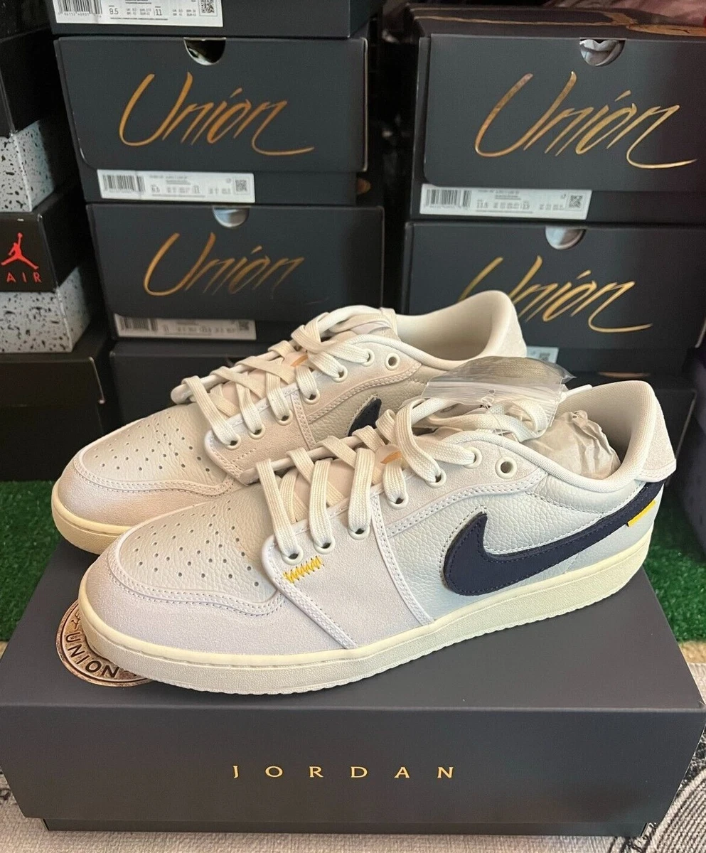 Jordan 1 Retro AJKO Low SP Union Sail Leather Mens Size 9.5-12