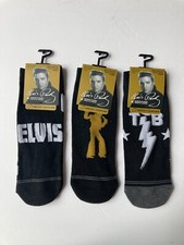 Elvis Presley TCB Taking Care of Business Socks Men Low Cut One Size - 3 Styles