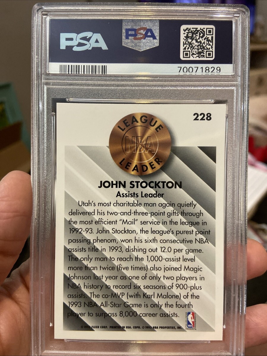 1993-94 Fleer - John Stockton #228 for sale online | eBay