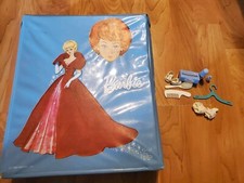 Barbie - VINTAGE CARRYING CASE, 1963 Powder Blue, Mattel, Accessories Compartmen