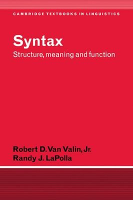 Syntax : Structure, Meaning, and Function Paperback