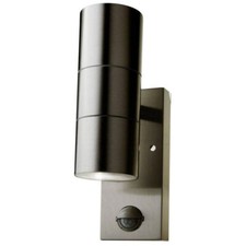 V-TAC 7503 VT-7622PIR LED Outdoor Wall Light GU10 Stainless Steel