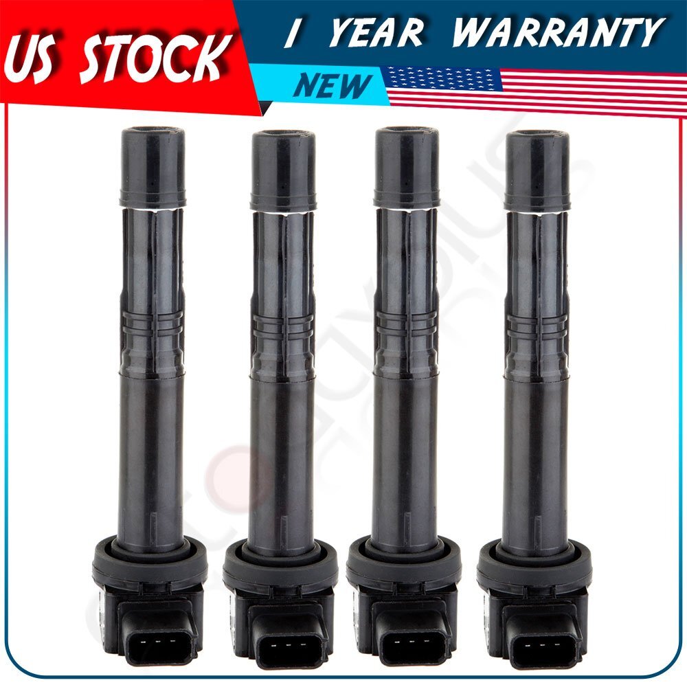 4-Pack Unbranded Ignition Coils – Direct Fit For 2007-2012 Acura RDX 2.3L & 2004-2008 Acura TSX 2.4L