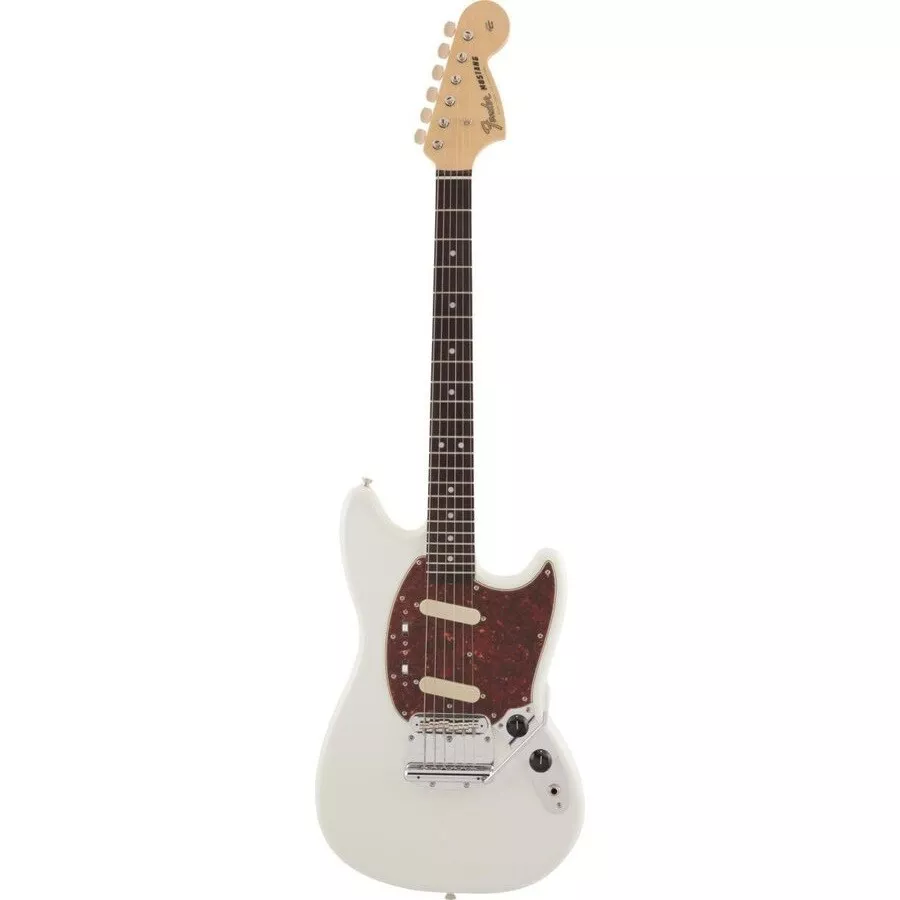 Fender Made in Japan Traditional 60s Mustang Olympic White Electric Guitar