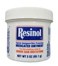 Resinol Ointment Jar - 3 oz  FRESH PHARMACY STOCK --