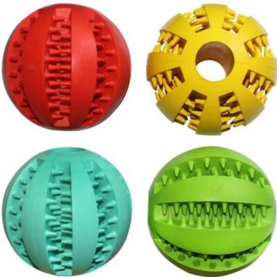 Juguetes para cachorros gato perro juguete comida golosina interactiva.Puzzle bola para dentición dental mascota