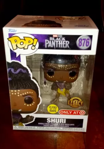 Funko POP! Black Panther SHURI #876 Target Exclusive! - Glow in the Dark Figure